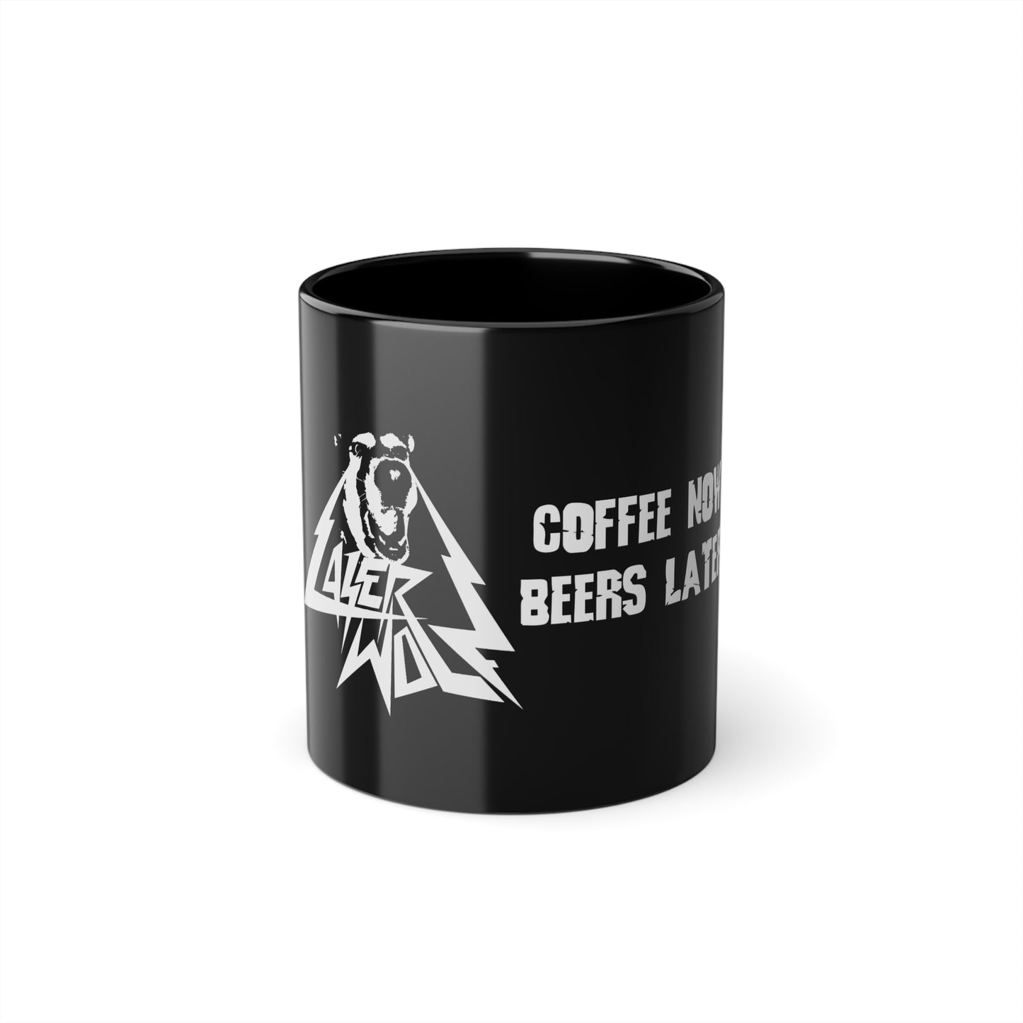 Black Coffee Cup, 11oz